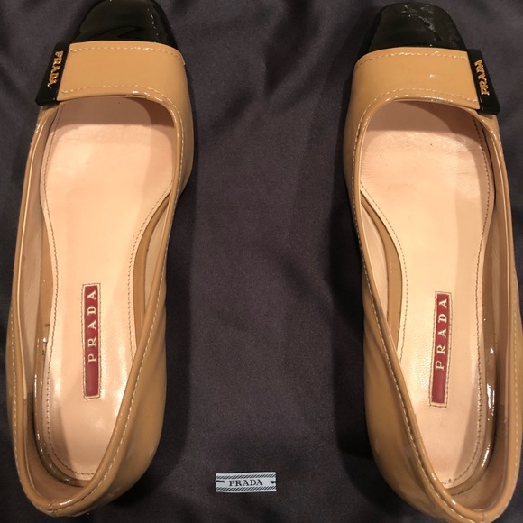 Authentic Two Tone Prada Flats - Picture 3 of 6